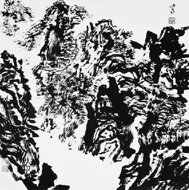 姚伯齐先生作品:无題之四.68x68cm