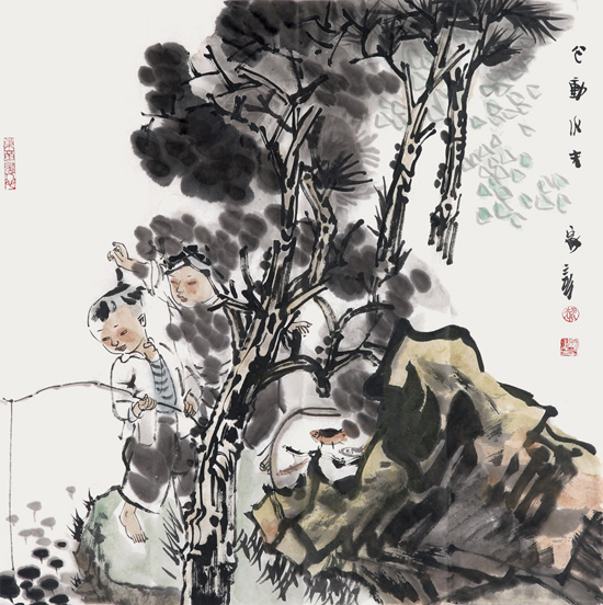 心动　69×69　纸本　2014年.jpg