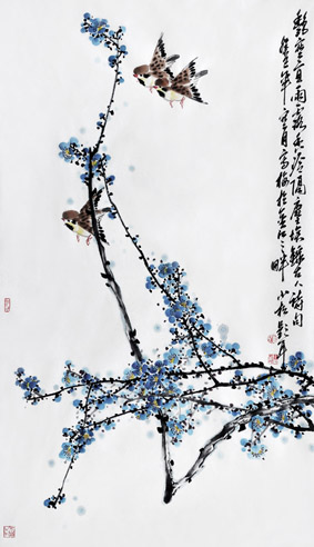春趣（60cmx 90cm)