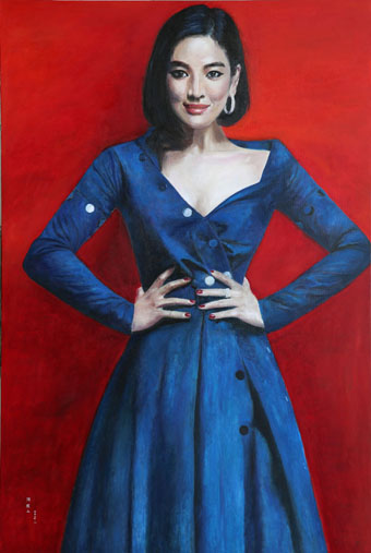 《大明星-宋慧乔》180X120cm 2014年8月