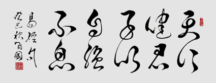 天行健(120×55CM) 天行健(120×55CM)