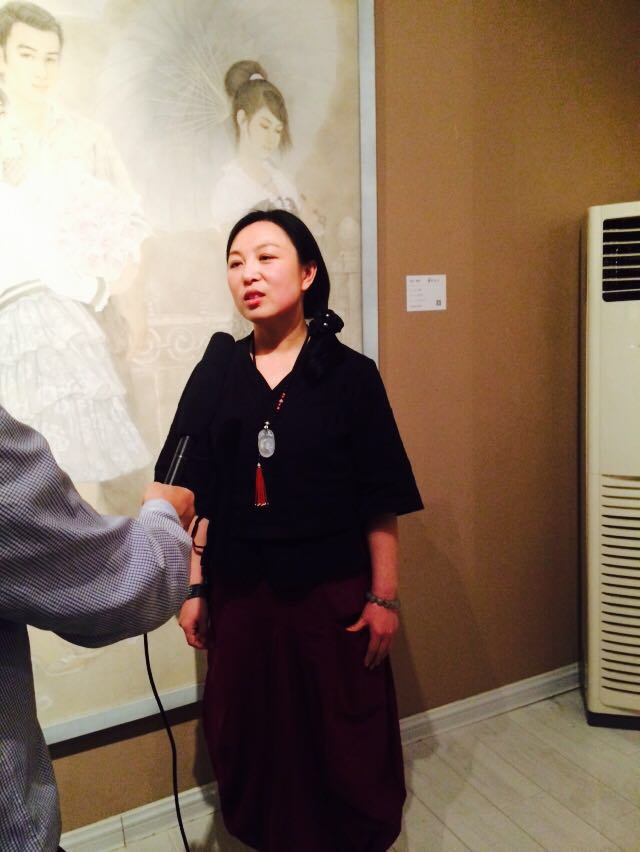 《华彩文心——于栋华人物画作品展》在天津鼎天美术公馆开幕