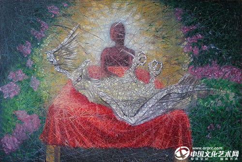 《内省的飞翔》 120x80 cm 布面油画 徐招兵 《内省的飞翔》 120x80 cm 布面油画 徐招兵