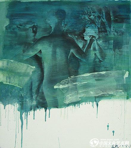 《伊甸园》125x110cm 布面油画 王成.jpg 《伊甸园》125x110cm 布面油画 王成.jpg