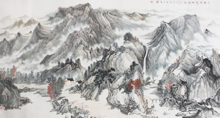 山光云影雨悠悠 6尺整张 山光云影雨悠悠 6尺整张