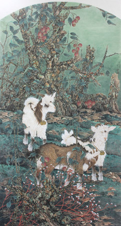 《家的园》170×90cm 《家的园》170×90cm