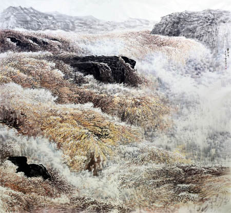 1 黄河颂190x180cm 1 黄河颂190x180cm