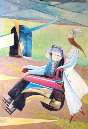 油画（希望）80X100cm2009年