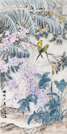 鹦醉香兰68x132cm 鹦醉香兰68x132cm