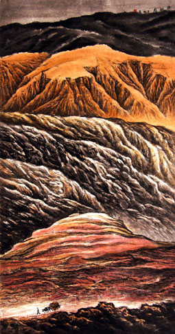 《染秋》 96x180cm 2010年 《染秋》 96x180cm 2010年