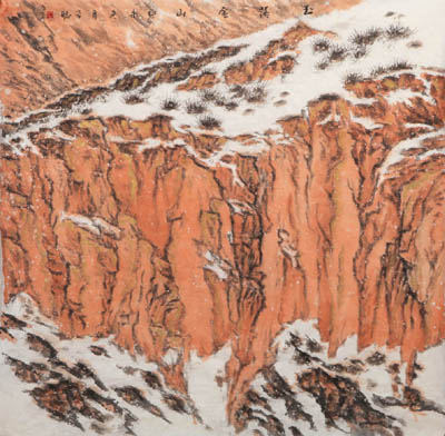 《玉落金山》之一6x69cm 2015年 《玉落金山》之一6x69cm 2015年