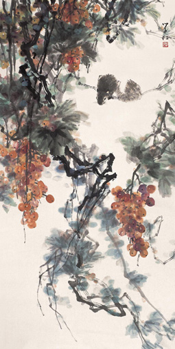 《自然得天趣》68cmX138cm 2002年北京国际艺术博览会特等奖 2002年作 《自然得天趣》68cmX138cm 2002年北京国际艺术博览会特等奖 2002年作