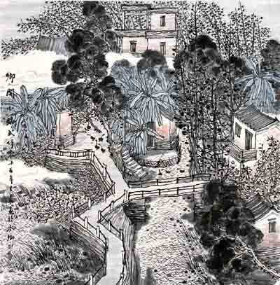 乡间小路 68x68cm 乡间小路 68x68cm