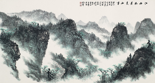 江西风景美如画 96cmX179cm