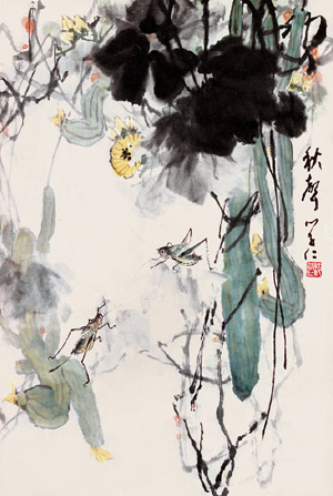 《秋声》尺寸 68X47cm 1980年 《秋声》尺寸 68X47cm 1980年