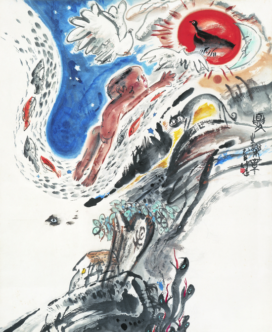 《夏之乐章》 102cm×84cm 1985年