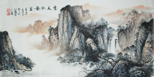 云天秋韵图 云天秋韵图