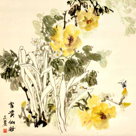 《富贵仙妆》68×68