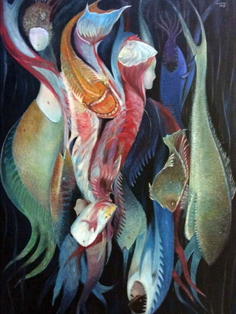 世界独创旋转油画(罗密欧与朱丽叶)105×150cm 1997年 此画旋转欣赏可出现四幅不同画面,属世界画绝品。前无古人,后无来者 世界独创旋转油画(罗密欧与朱丽叶)105×150cm 1997年 此画旋转欣赏可出现四幅不同画面,属世界画绝品。前无古人,后无来者