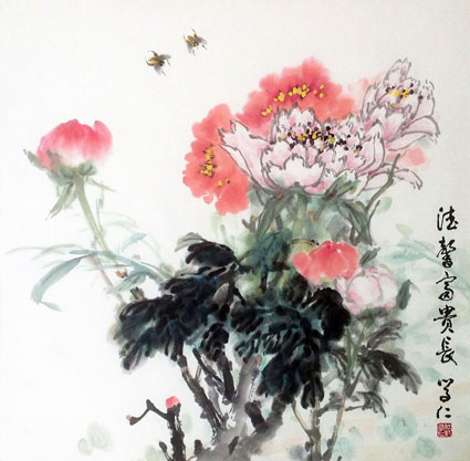 《德馨富贵长》68cm×68cm 2015年作