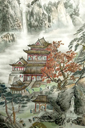 秋满楼台