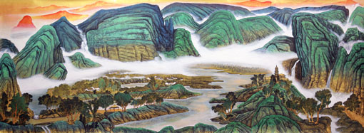 武夷山 300×105cm 