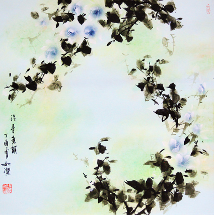 清香素韻 50×50cm