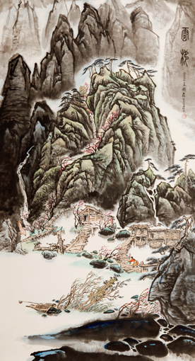 《云梯》180x97cm