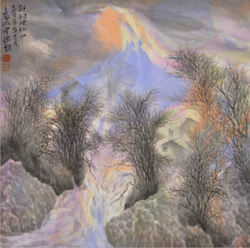 万德银从艺40周年山水画精品回顾展在京举行