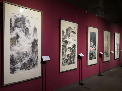 “艺无止境”中国书画名家邀请展在北京李可染画院拉开帷幕