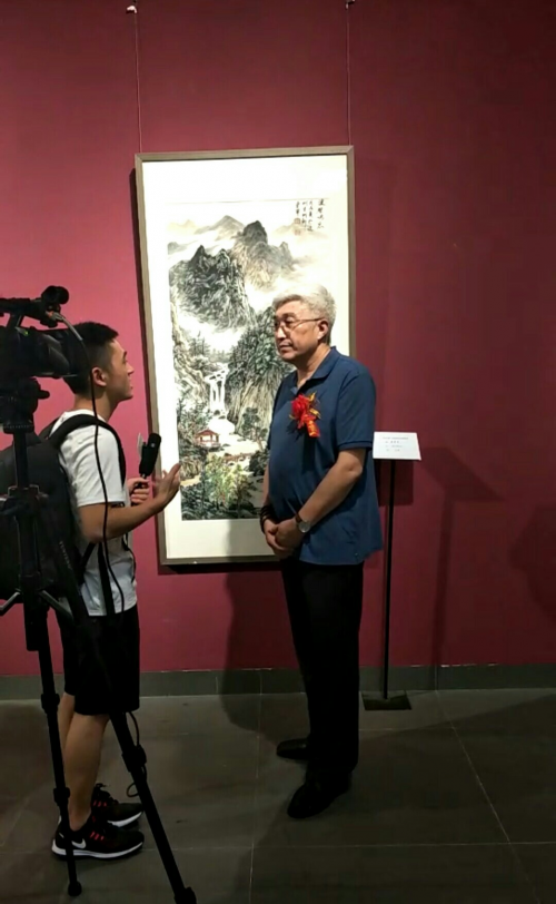 “艺无止境”中国书画名家邀请展在北京李可染画院拉开帷幕