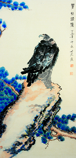 《苍松雄鹰》.jpg