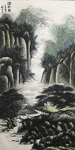 1551235617335002.jpg 刘世全作品《踏征程》规格:138cmx69cm.jpg