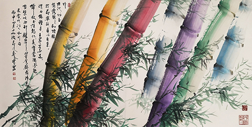 《竹诗》规格：137cmx67cm.jpg