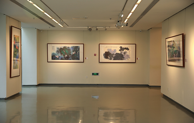 “看大千世界，江山如畫——聶振文中國畫展”在中國國家畫院美術館開幕