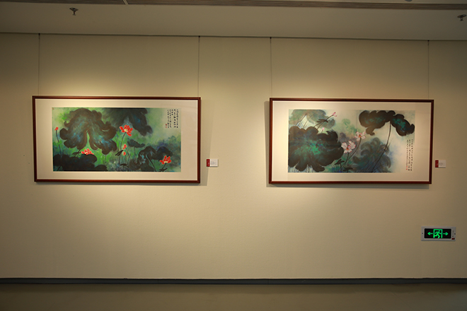 “看大千世界，江山如畫——聶振文中國畫展”在中國國家畫院美術館開幕